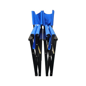 Folding Chair Wooden Director Chair Canvas Folding Chair Folding Chair (Set of 2) - Blue by Couch.com