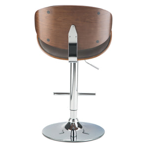 Marana - Multifunctional Handcrafted Bentwood Adjustable Swivel Bar Stool by Couch.com
