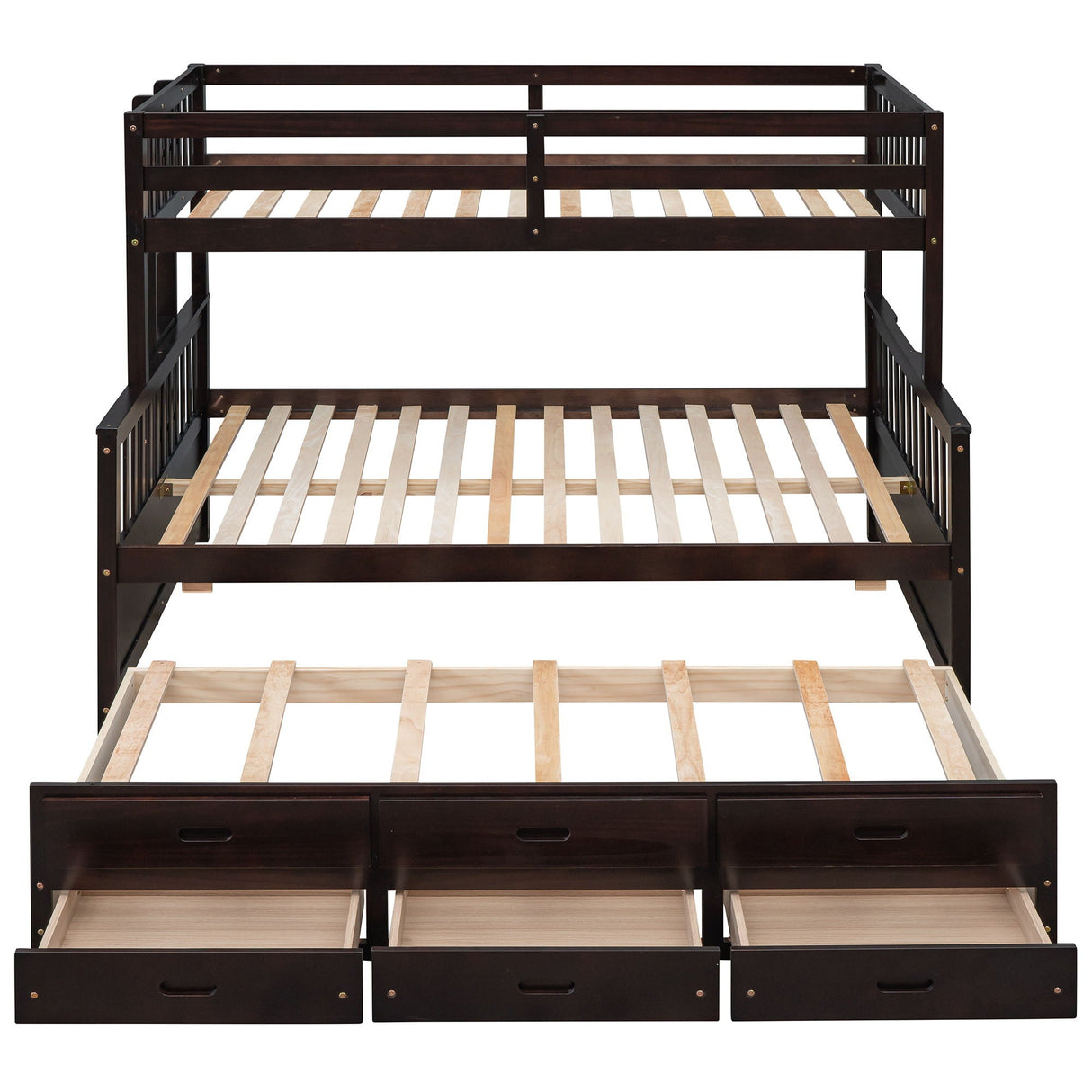 Bunk Bed With Twin Size Trundle And Drawers by Couch.com
