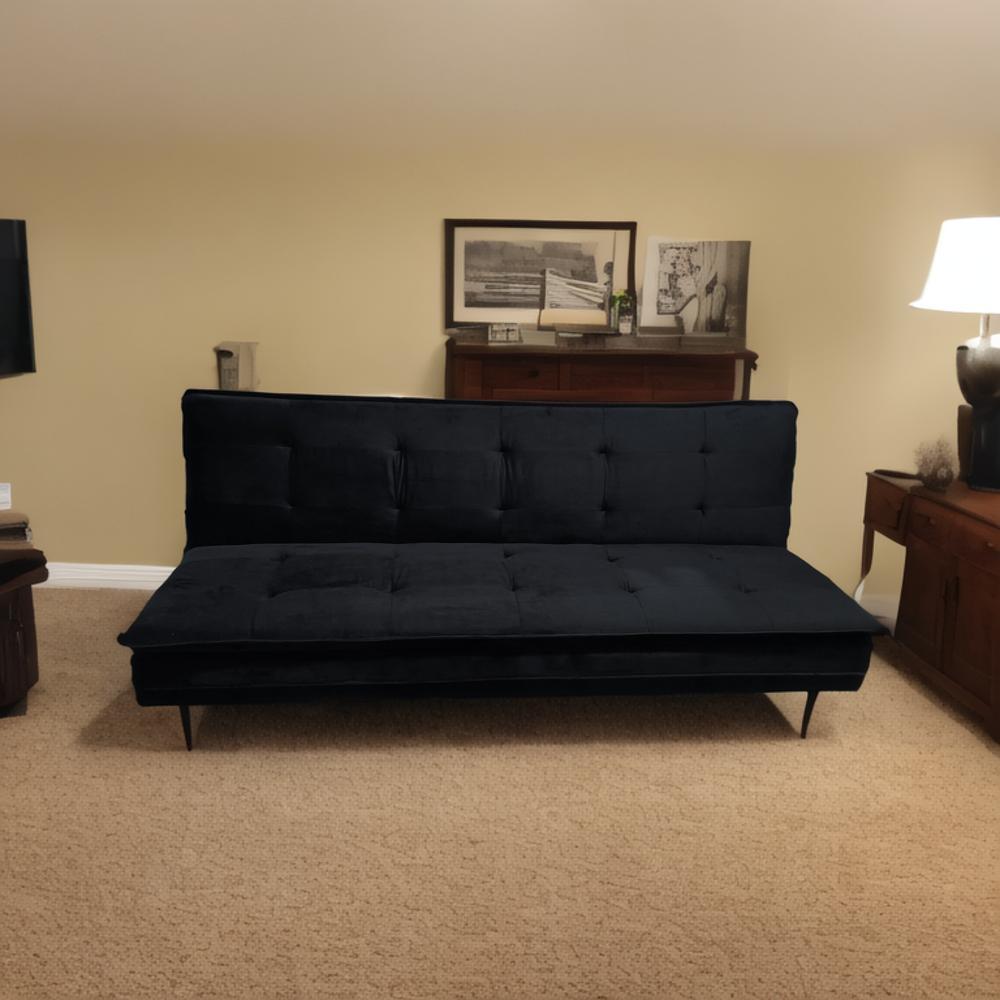 Gyuri - Upholstered Sofa - Black by Couch.com