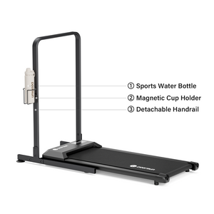 DeerRun Q1 Urban Mini Under-Desk Treadmill with Remote Control