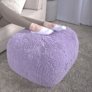 Spongy Microfiber Square Pouf Soft Seating by Couch.com