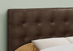 Full Size, Bed Headboard Only, Upholstered, Transitional - Brown by Couch.com