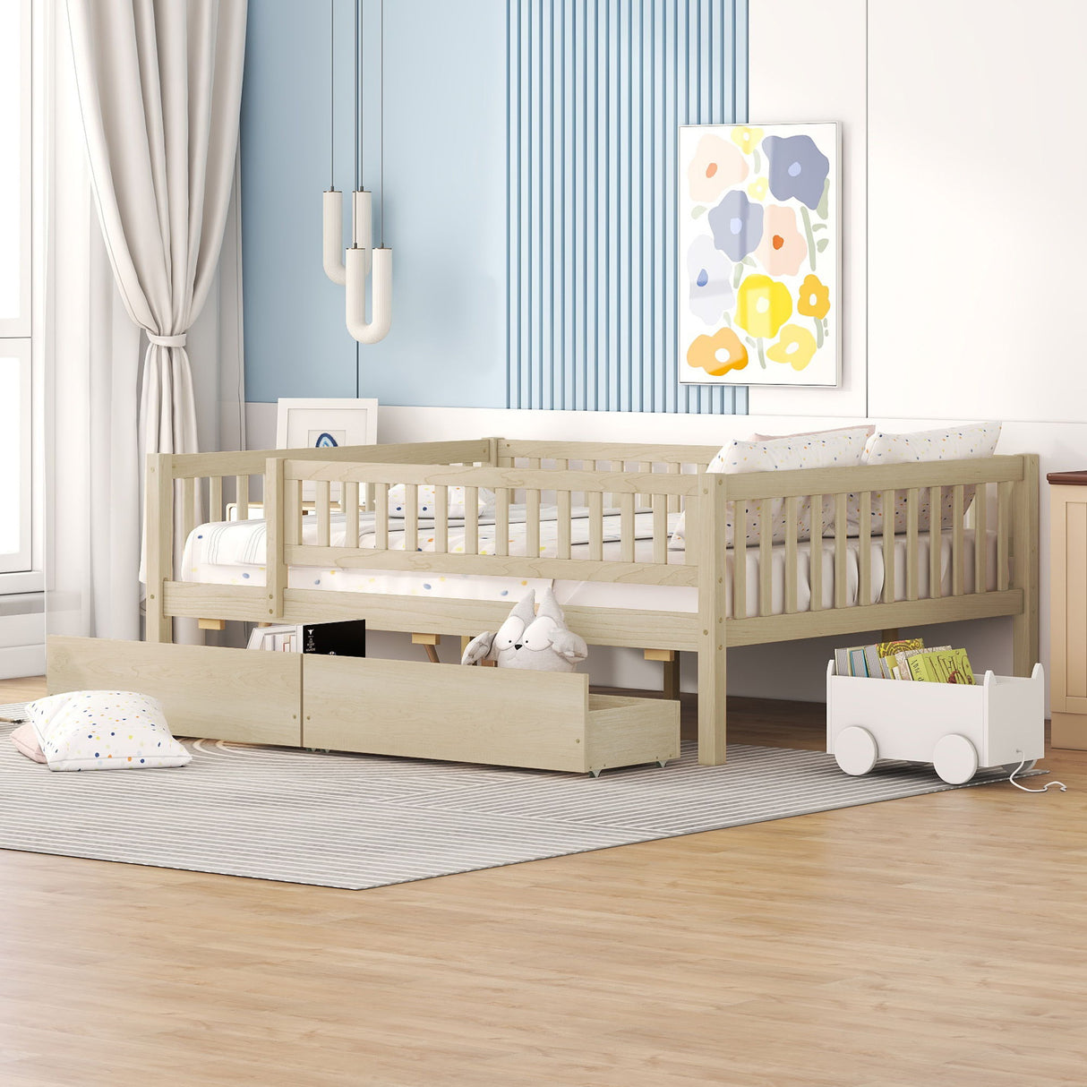 Multi Functional Wooden Daybed Bed