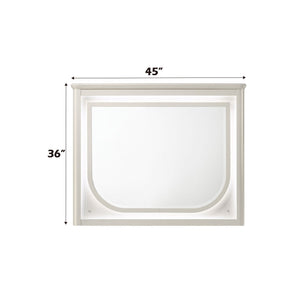 Laveda Mirror With LED - White
