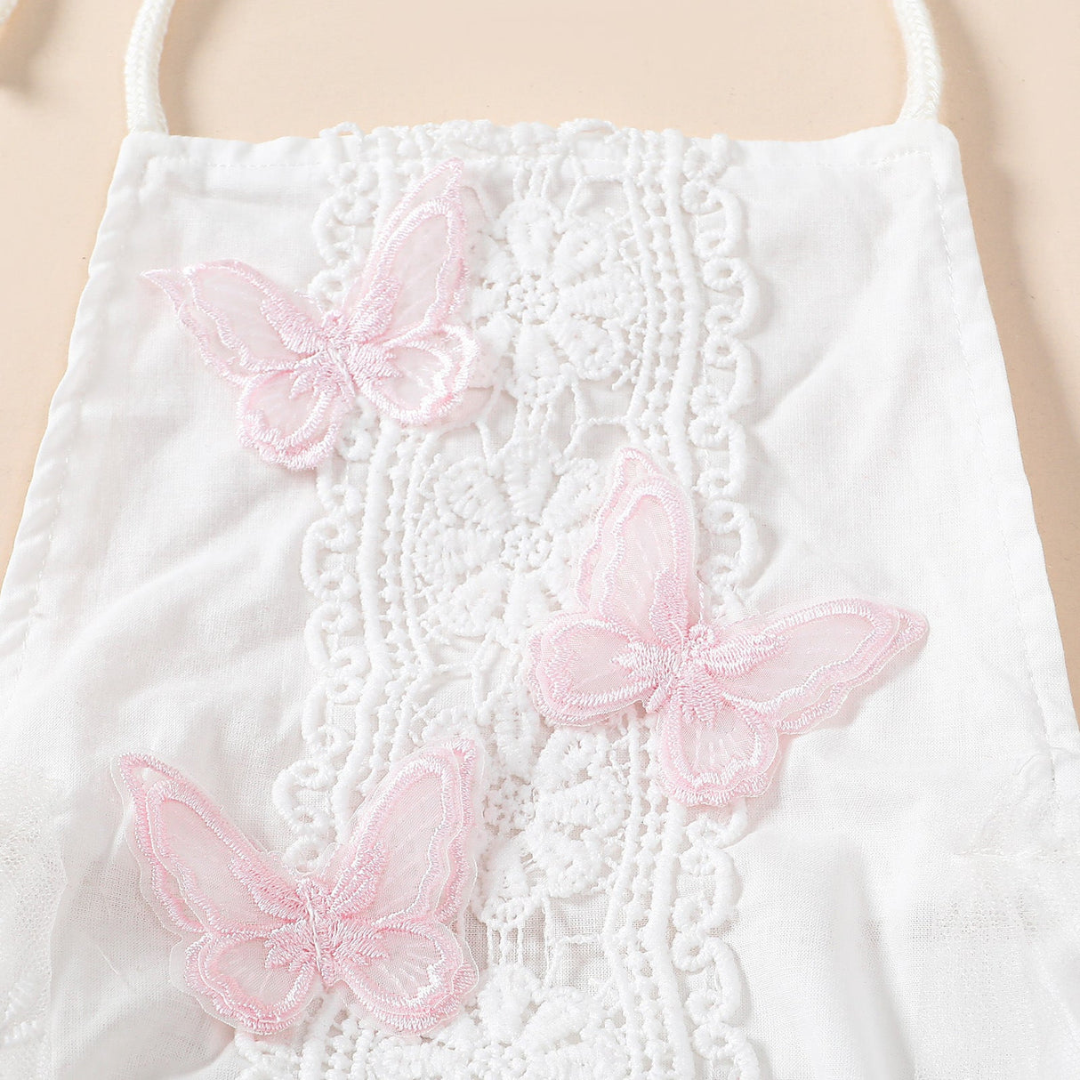 Girls' Butterfly Lace Yarn Princess Dress Headdress