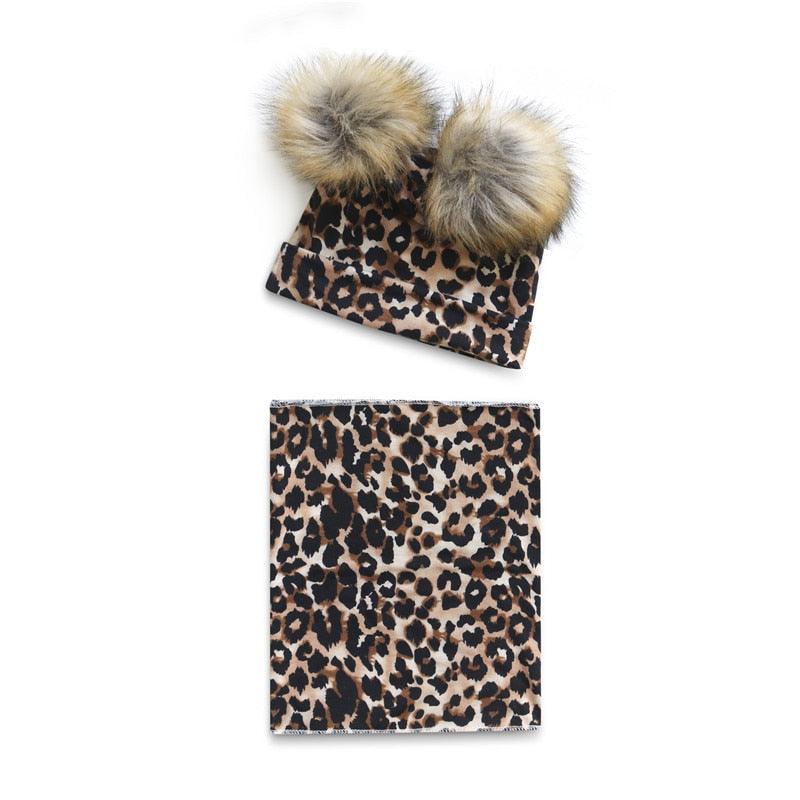 Baby Cotton Hat  Autumn Winter Children Scarf Hat Sets  Bowknot Ear Baby Girl Boy Warm Beanies Cap Neck Warmer Scarf Fleece Balaclava Hood Ski Mask Cold Weather Face Mask Neck Warmer Winter Nose Warmer