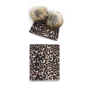 Baby Cotton Hat  Autumn Winter Children Scarf Hat Sets  Bowknot Ear Baby Girl Boy Warm Beanies Cap Neck Warmer Scarf Fleece Balaclava Hood Ski Mask Cold Weather Face Mask Neck Warmer Winter Nose Warmer