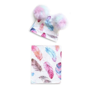 Baby Cotton Hat  Autumn Winter Children Scarf Hat Sets  Bowknot Ear Baby Girl Boy Warm Beanies Cap Neck Warmer Scarf Fleece Balaclava Hood Ski Mask Cold Weather Face Mask Neck Warmer Winter Nose Warmer