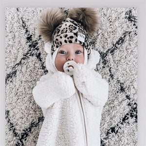 Baby Cotton Hat  Autumn Winter Children Scarf Hat Sets  Bowknot Ear Baby Girl Boy Warm Beanies Cap Neck Warmer Scarf Fleece Balaclava Hood Ski Mask Cold Weather Face Mask Neck Warmer Winter Nose Warmer