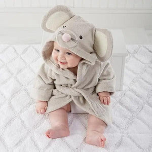 Baby Cute Mini Cartoon Bathrobes Soft Comfortable Bathrobe Warm Bath Towel For Babies Infants Beach Indoor Towel Durable Blankets