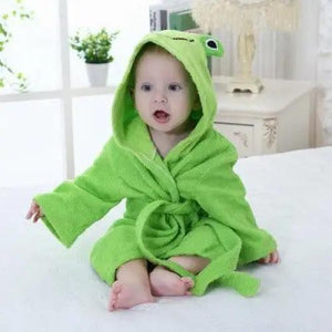 Baby Cute Mini Cartoon Bathrobes Soft Comfortable Bathrobe Warm Bath Towel For Babies Infants Beach Indoor Towel Durable Blankets