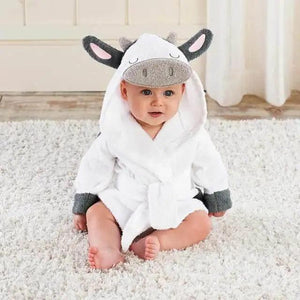 Baby Cute Mini Cartoon Bathrobes Soft Comfortable Bathrobe Warm Bath Towel For Babies Infants Beach Indoor Towel Durable Blankets
