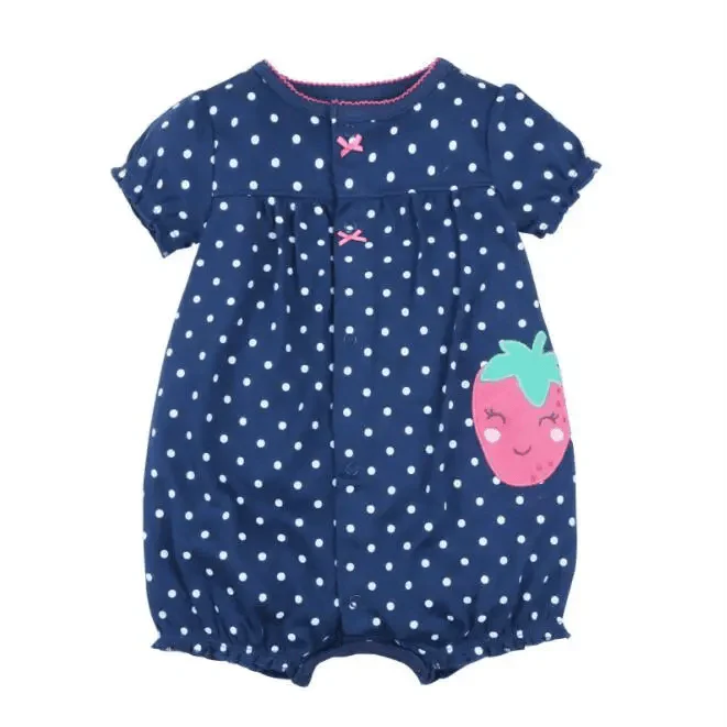 Baby Girl Clothes One-Piece Jumpsuits Baby Clothing Cotton Short Romper Infant Girl Clothes