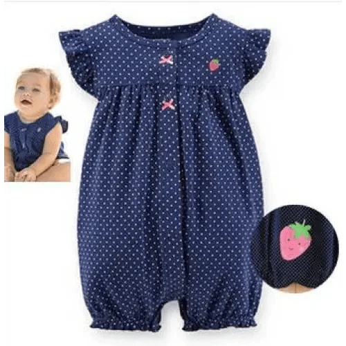 Baby Girl Clothes One-Piece Jumpsuits Baby Clothing Cotton Short Romper Infant Girl Clothes