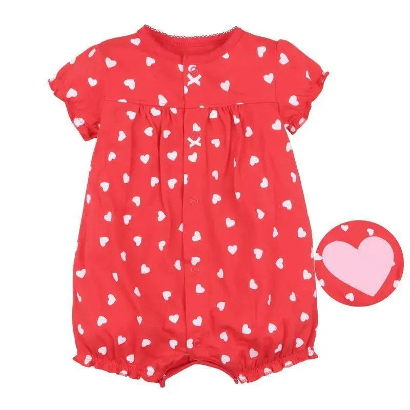 Baby Girl Clothes One-Piece Jumpsuits Baby Clothing Cotton Short Romper Infant Girl Clothes