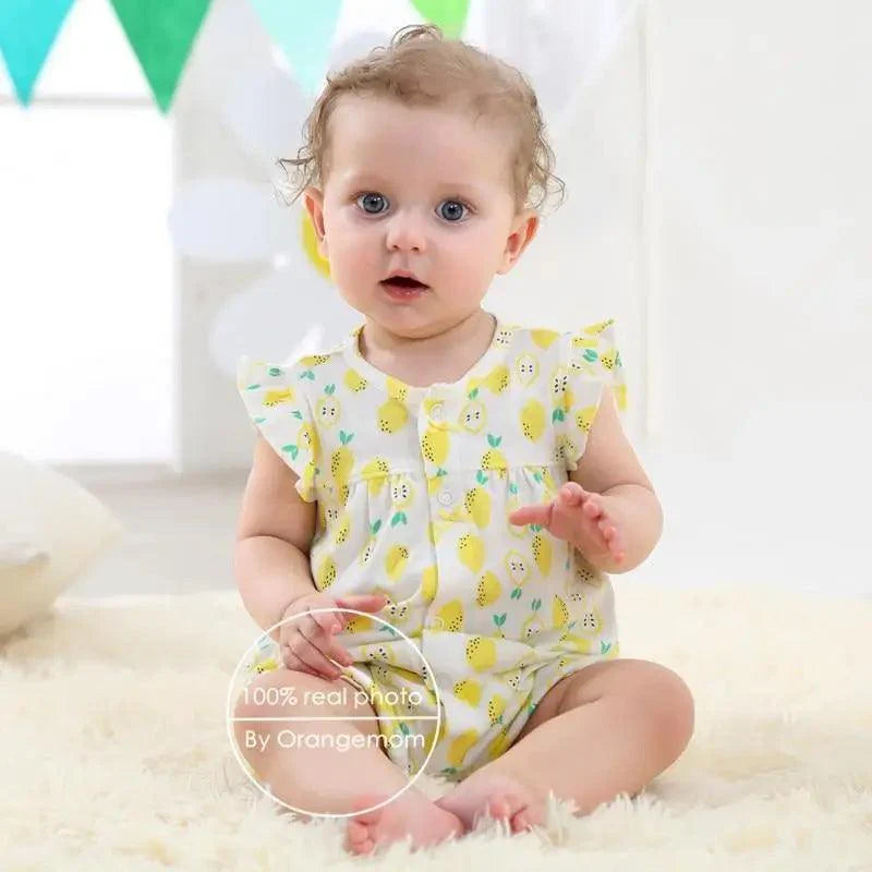 Baby Girl Clothes One-Piece Jumpsuits Baby Clothing Cotton Short Romper Infant Girl Clothes
