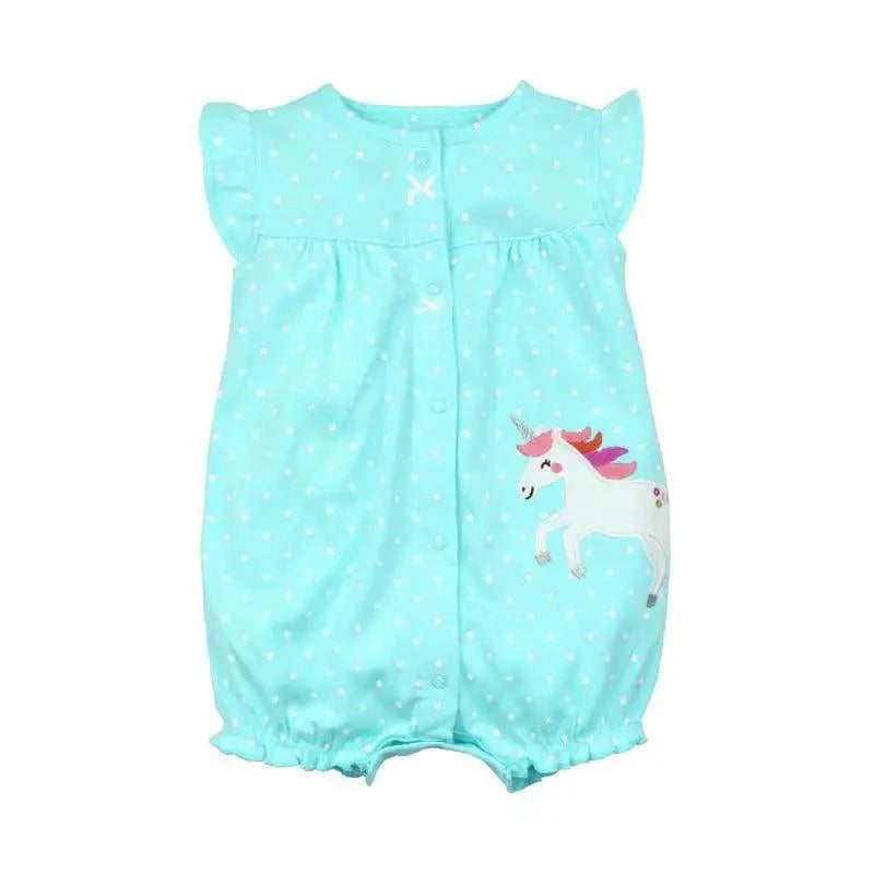 Baby Girl Clothes One-Piece Jumpsuits Baby Clothing Cotton Short Romper Infant Girl Clothes