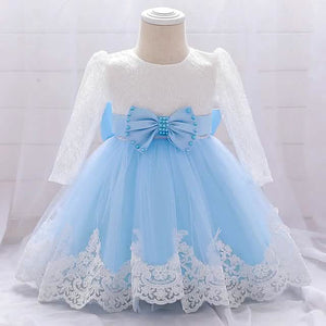 Baby Girls' Basic Christening Floral Dress
