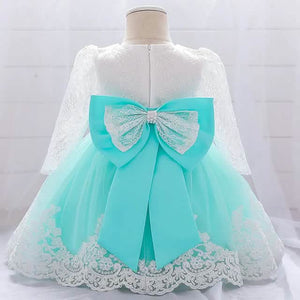 Baby Girls' Basic Christening Floral Dress