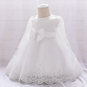 Baby Girls' Basic Christening Floral Dress