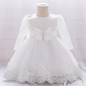 Baby Girls' Basic Christening Floral Dress