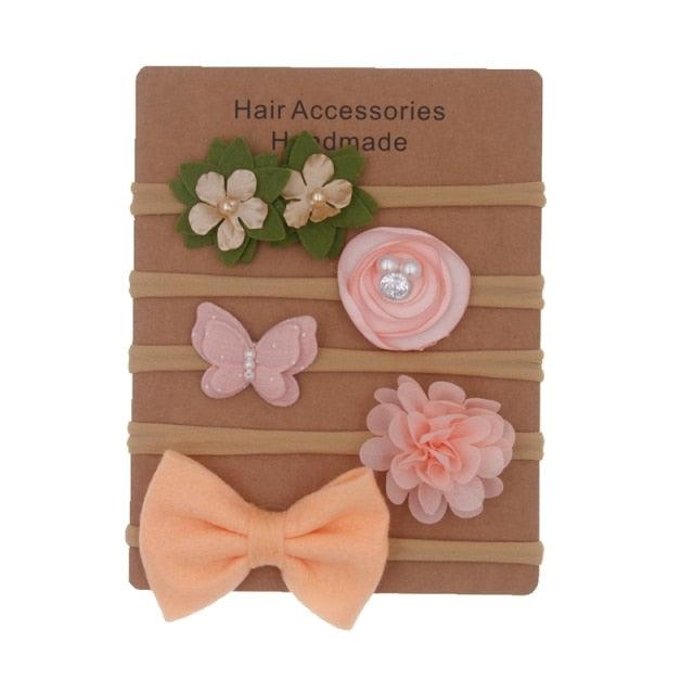 Baby Headbands Newborn hair Bows Kids Toddler headband Elastic Hair Band headwear children Girl Gorgeous Hair Accessories For Baby Girls