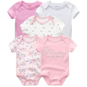 Baby Rompers Short Sleeve 100% Cotton Overalls Newborn Comfortable Clothes Super Soft Stretchable