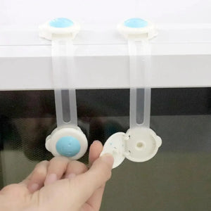 Baby Safety Lock Children Cabinet Drawer Door Fridge Blockers Plastic Lock For Kids Safety Protection Cover