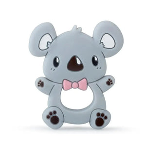 Baby Silicone Teethers BPA Free Teething Toy Animals Koala Bear Dog Teether Silicone Beads