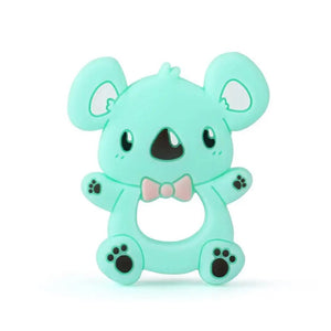 Baby Silicone Teethers BPA Free Teething Toy Animals Koala Bear Dog Teether Silicone Beads