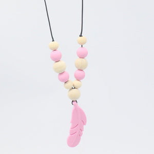Baby Soothing Teether Protects Safety Baby Teether Necklace