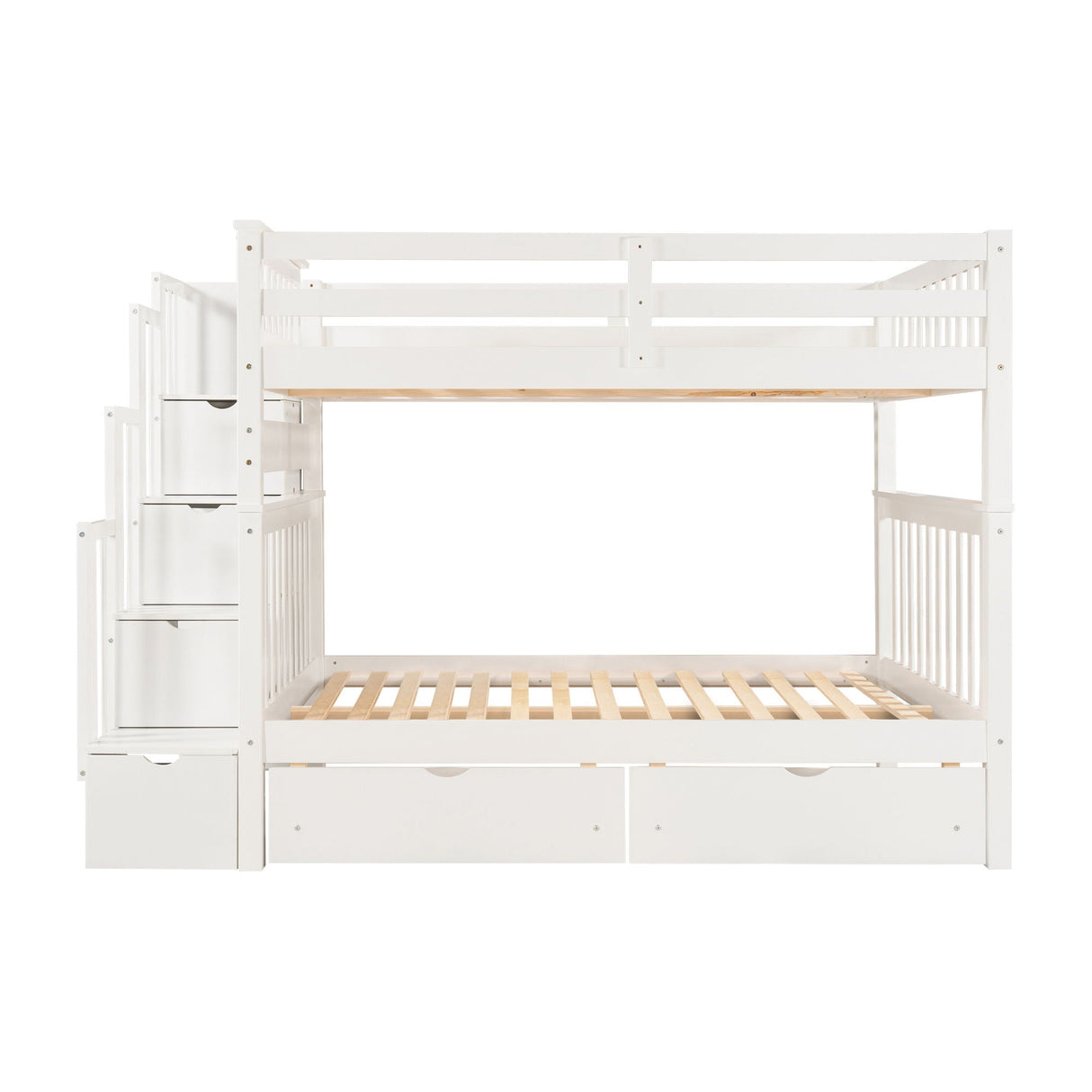 Bunk Bed With Shelves And 6 Storage Drawers by Couch.com