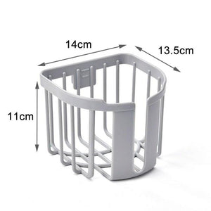 Bathroom Toilet Paper Holder Punch-free Waterproof Storage Box Toilet Paper Storage Rack Paper Towel Kitchen Storage Accessories Waterproof Toilet Paper Holder Wall Mounted Punch Free Paper Dispenser Transparent Storage Box Bathroom Kitchen Supply