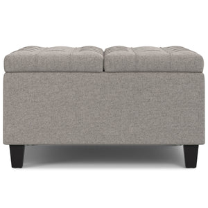 Harrison - Upholstered Coffee Table Storage Ottoman by Couch.com