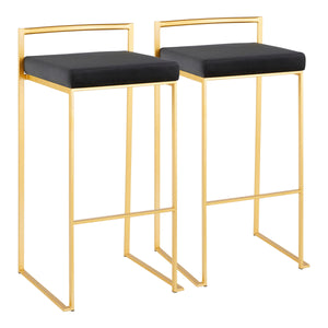 Fuji - Contemporary / Glam & Quality Construction Barstool by Couch.com