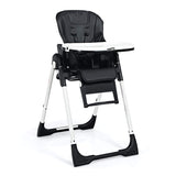 4-in-1 High Chair “Booster Seat with Adjustable Height and Recline-Black