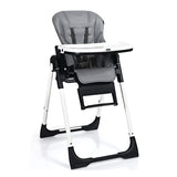 4-in-1 High Chair “Booster Seat with Adjustable Height and Recline-Black