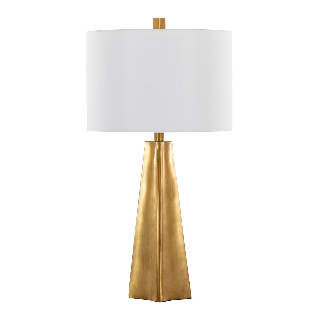 Pompeii - Contemporary Table Lamp - Gold / White by Couch.com