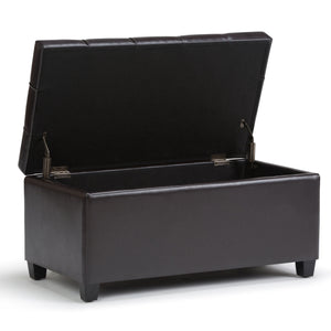Sienna - Upholstered Storage Ottoman Bench by Couch.com