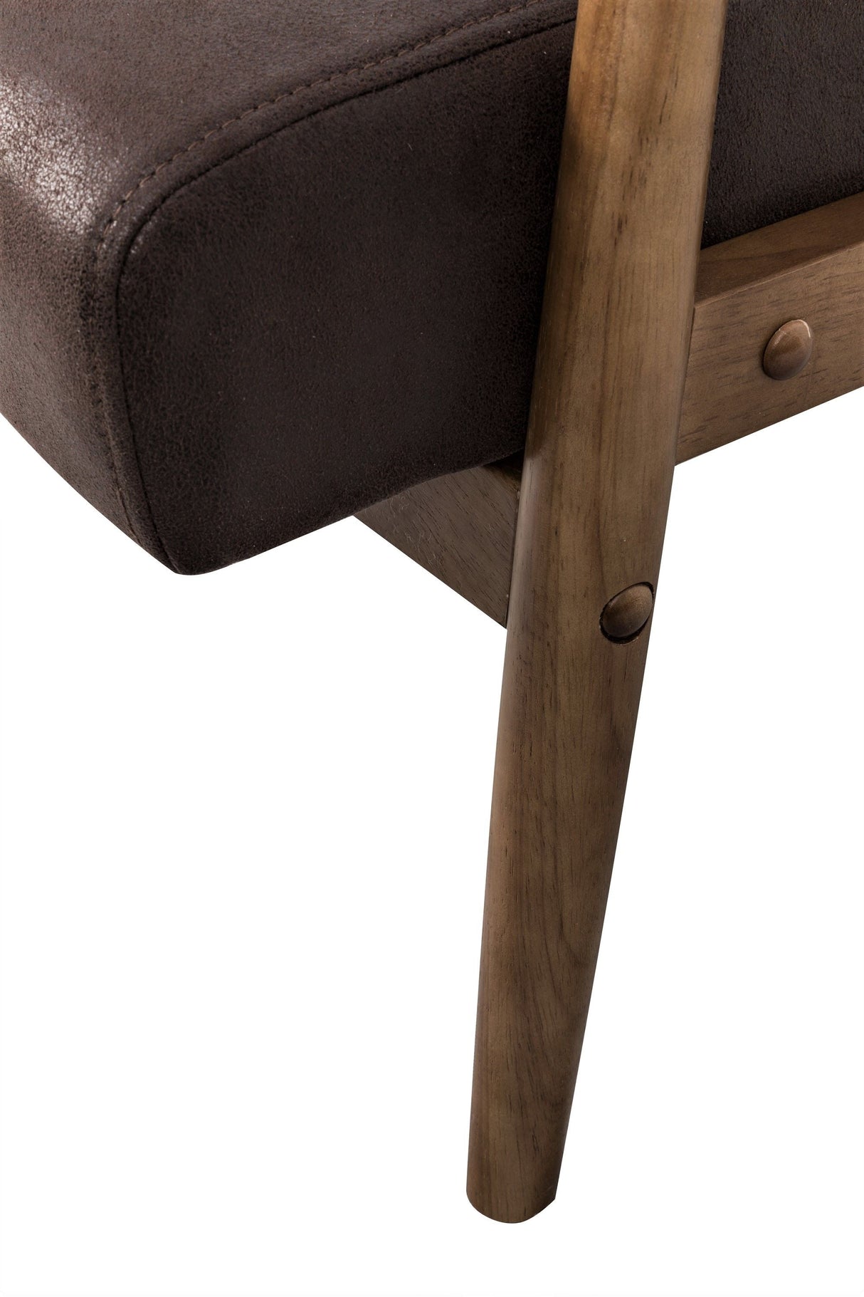 Wide Classic Mid-Century Modern Arm Chair by Couch.com