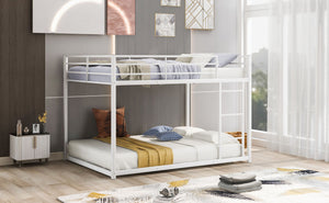 Metal Bunk Bed, Low Bunk Bed With Ladder by Couch.com