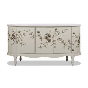Florence - Hand Painted Lacquered Credenza - Taupe Gray by Couch.com