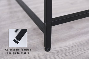 Console Table Narrow Modern Entryway Table Small Behind Couch Table Skinny Sofa Table Hallway Table For Living Room - Black by Couch.com