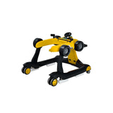 4-in-1 Foldable Activity Push Walker with Adjustable Height-Red