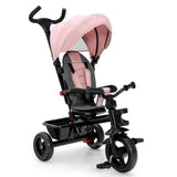 4-in-1 Baby Tricycle Toddler Trike with Convertible Seat-Blue