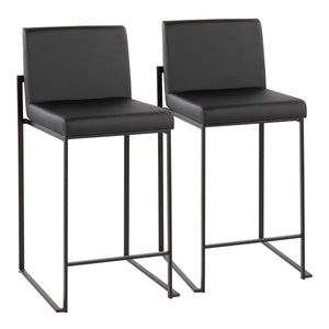 Fuji - Contemporary Modern Elegance, High Back Counter Stool by Couch.com