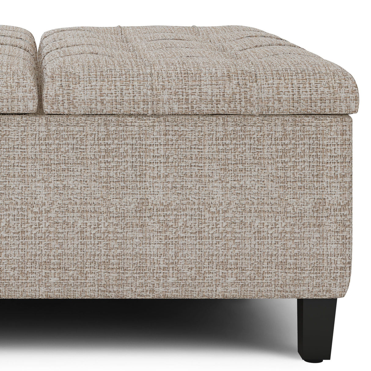 Harrison - Upholstered Coffee Table Storage Ottoman by Couch.com