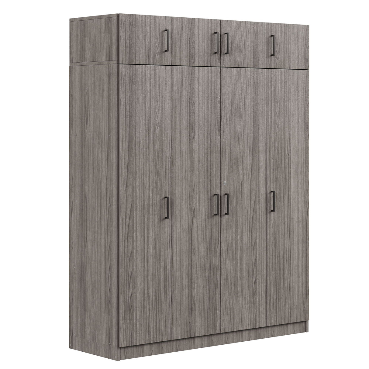 Contemporary 4 Door Wardrobe With 1 Drawer And Top Cabinet by Couch.com