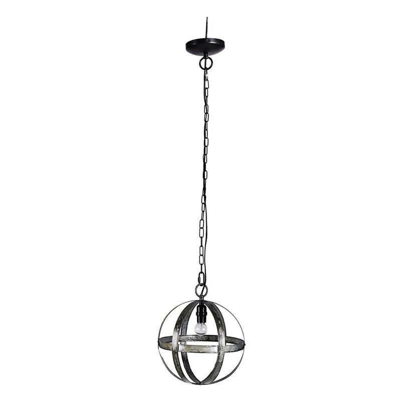 Metal Chandelier, Hanging Light Fixture With Adjustable Chain For Kitchen, Bulb Not Included - Gray by Couch.com
